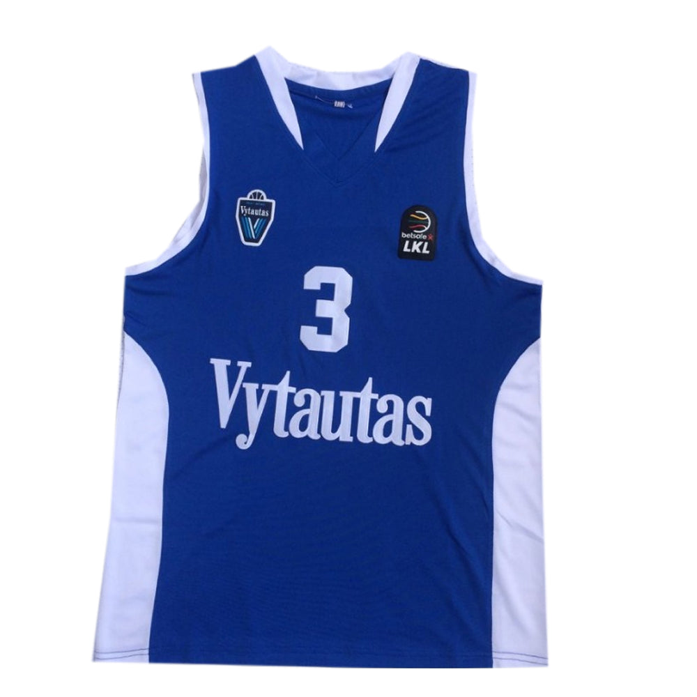 LaMelo Ball #1 LiAngelo Ball #3 Lithuania Vytautas Jersey Ball Brothers Blue Color