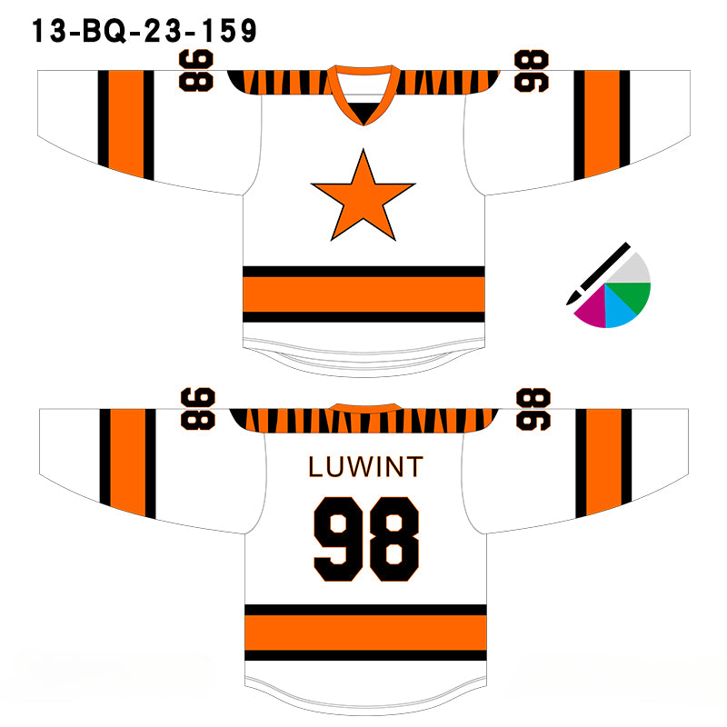 Premium Personalized Custom Ice Hockey Jersey - High-Definition, Non-Fading, Sublimation Printing Your Number Your Name