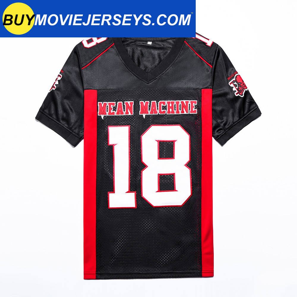 Mean Machine Longest Yard Jersey - Paul Crewe #18 Battle Football Jersey