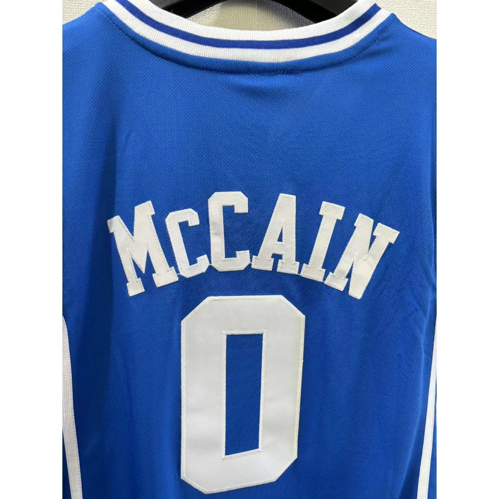 Jared McCain #0 Duke College Basketball Jersey - Blue Embroidery