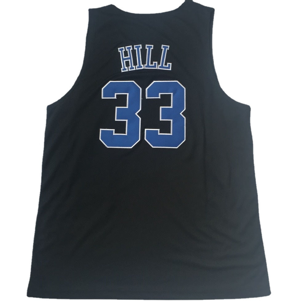 Grant Hill #33 Duke Blue Devils College Throwback Basketball Jersey Black