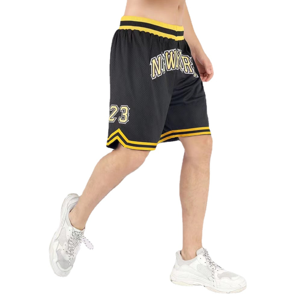 Customized Embroidery Personalized Mesh Basketball Pants Sweatpants Your Name Your Number Shorts