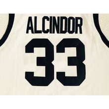 Load image into Gallery viewer, Kareem Abdul-Jabbar #33 Power High School White Embroidered Basketball Jersey
