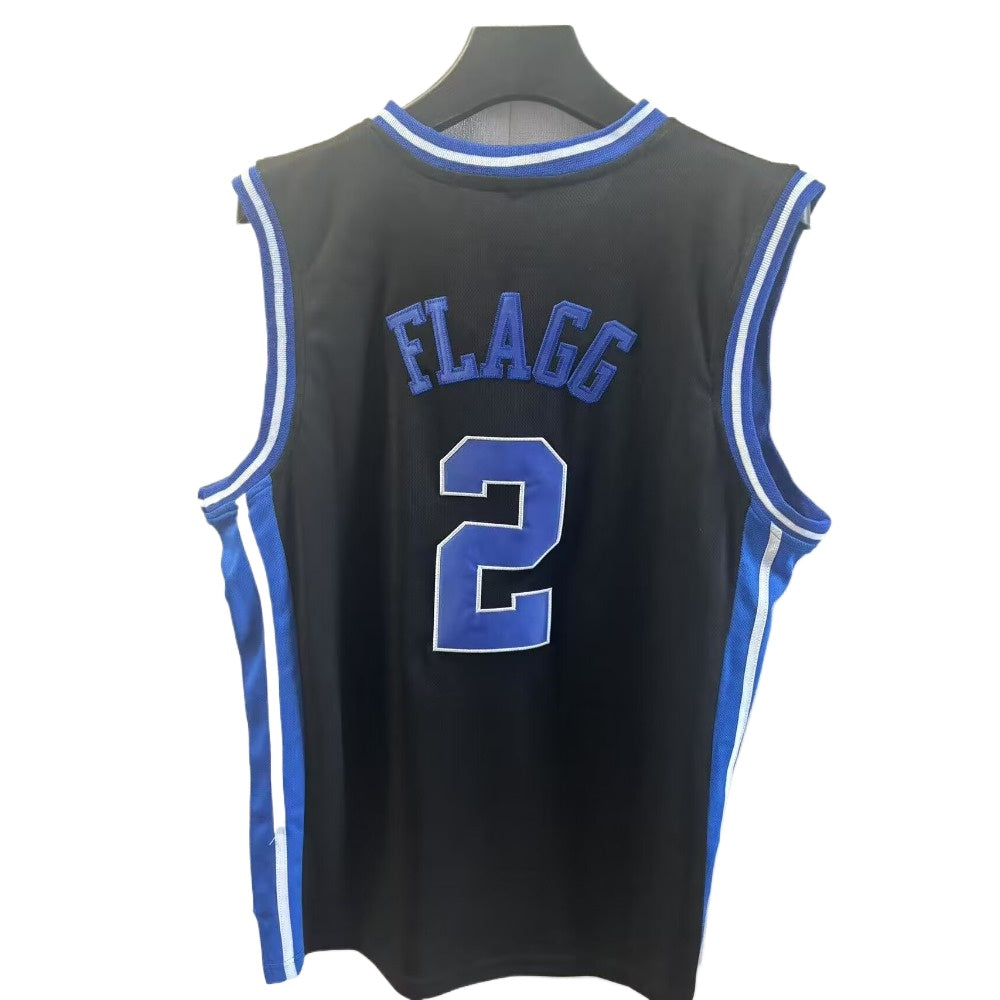 Cooper Flagg #2 Duke College Basketball Jersey -Black Embroidery