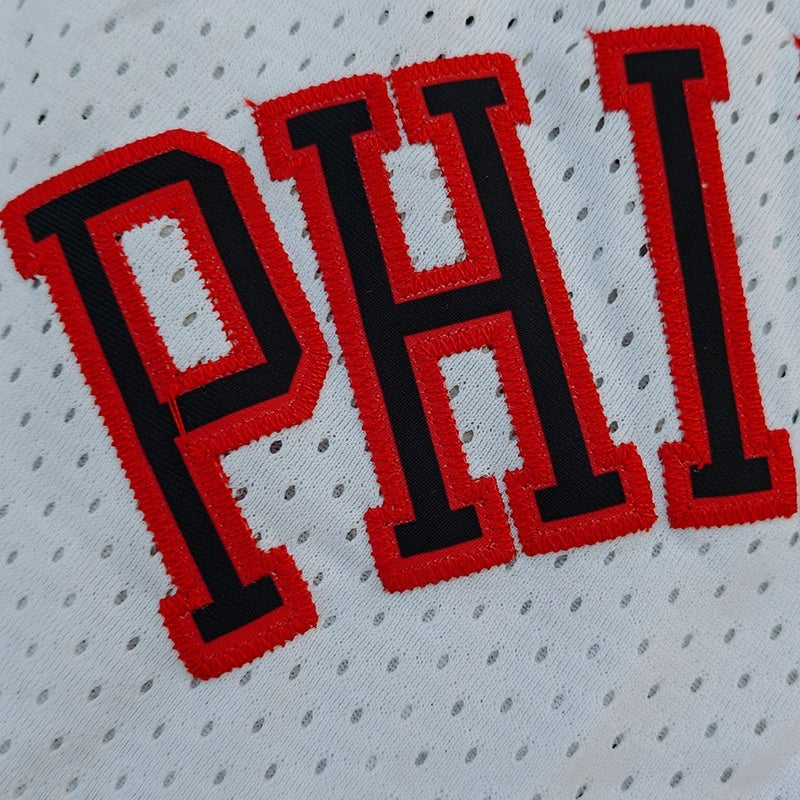 Allen Iverson #3 Philadelphia Retro Basketball Jersey – Black & White