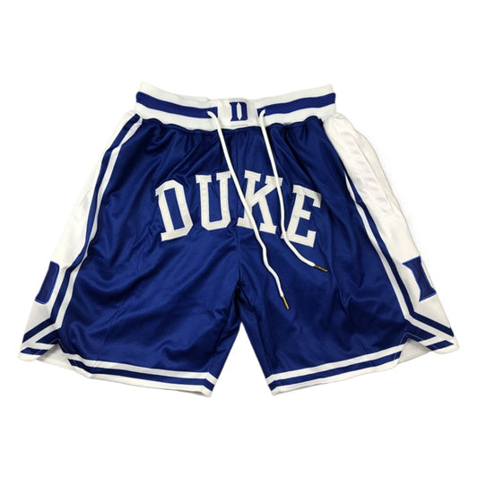 Classic Duke Shorts Sports Pants with Zip Pockets Blue Color