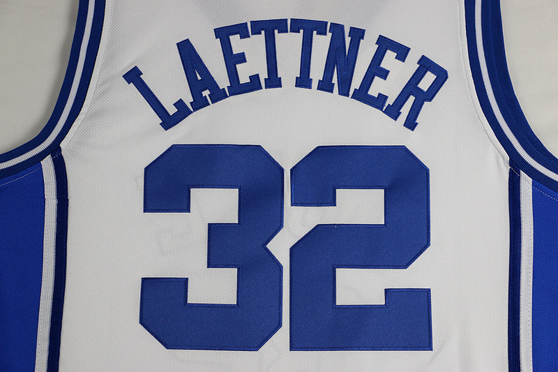 Christian Laettner #32 Duke Blue Devils College Throwback Basketball Jersey