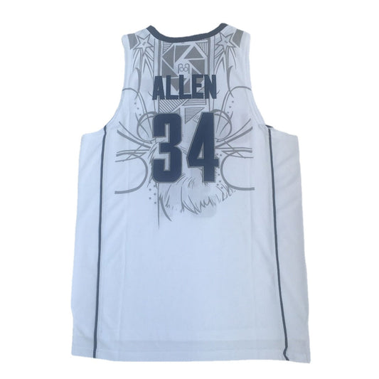 Retro #34 Allen NCAA College Basketball Jersey White