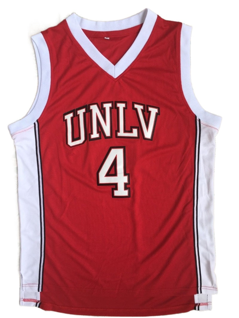 Larry Johnson #4 UNLV Rebels Retro Basketball Jersey Red