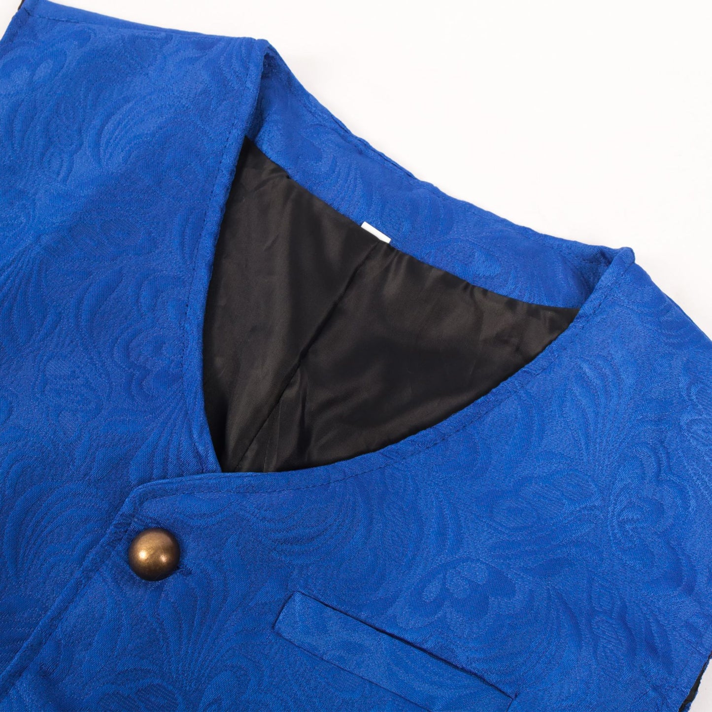 Men Retro Medieval Renaissance Vest Waistcoat Gothic Steampunk Victorian Costume
