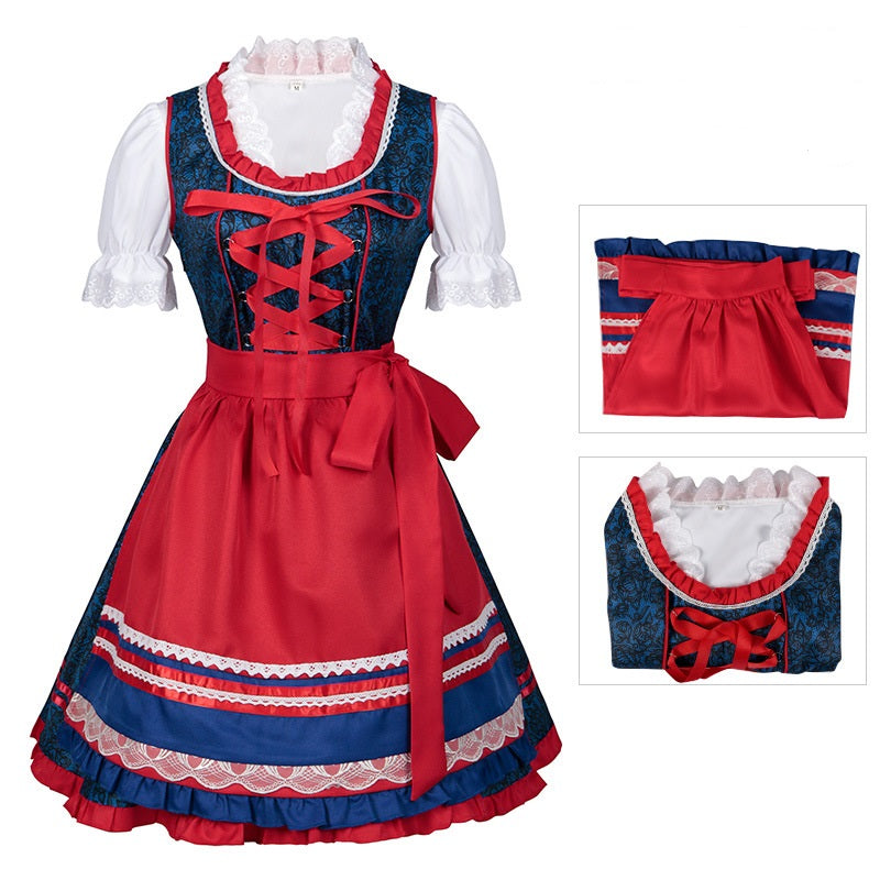 Dirndl Dress Bavarian German Traditional Oktoberfest Clothing for Women and Men