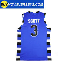Load image into Gallery viewer, Lucas Scott #3 One Tree Hill Ravens Throwback Basketball Movie Jersey