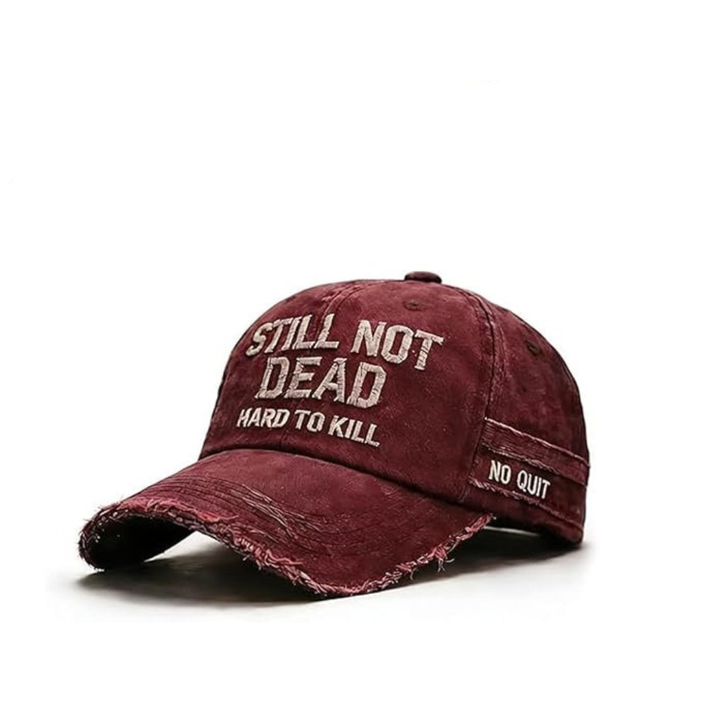 STILL NOT DEAD Embroidered Cotton Baseball Cap Vintage Washed Hat