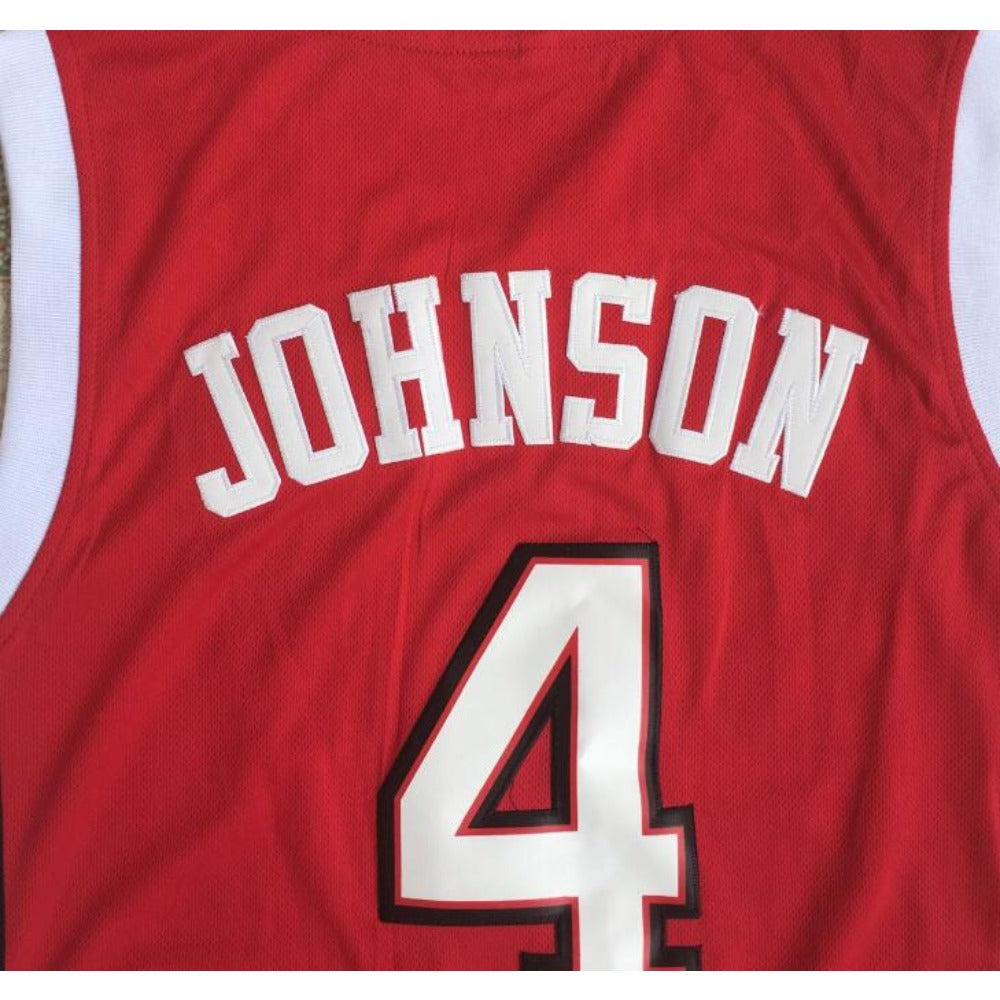 Larry Johnson #4 UNLV Rebels Retro Basketball Jersey Red