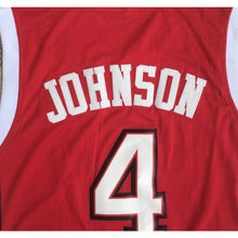 Load image into Gallery viewer, Larry Johnson #4 UNLV Rebels Retro Basketball Jersey Red