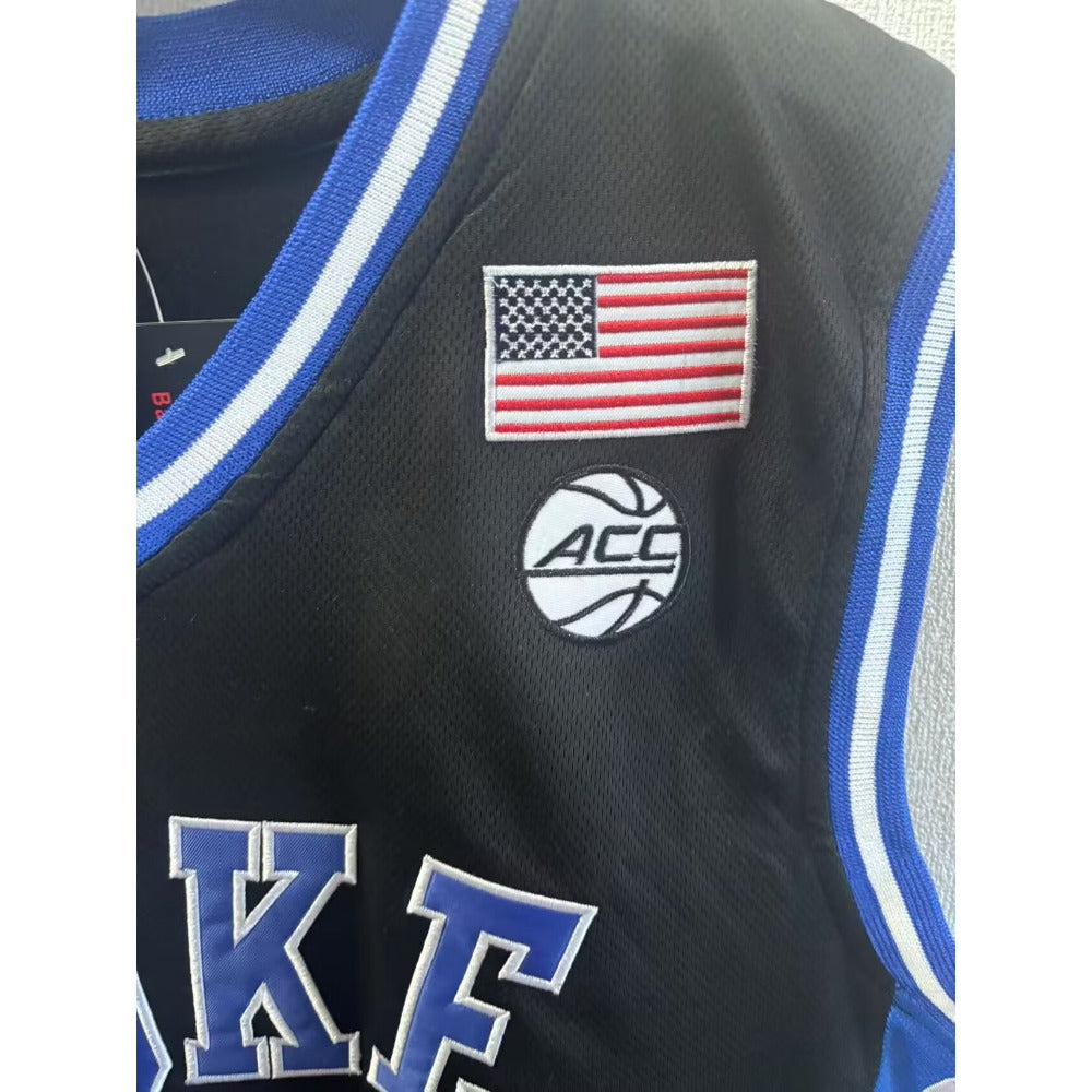 Cooper Flagg #2 Duke College Basketball Jersey -Black Embroidery