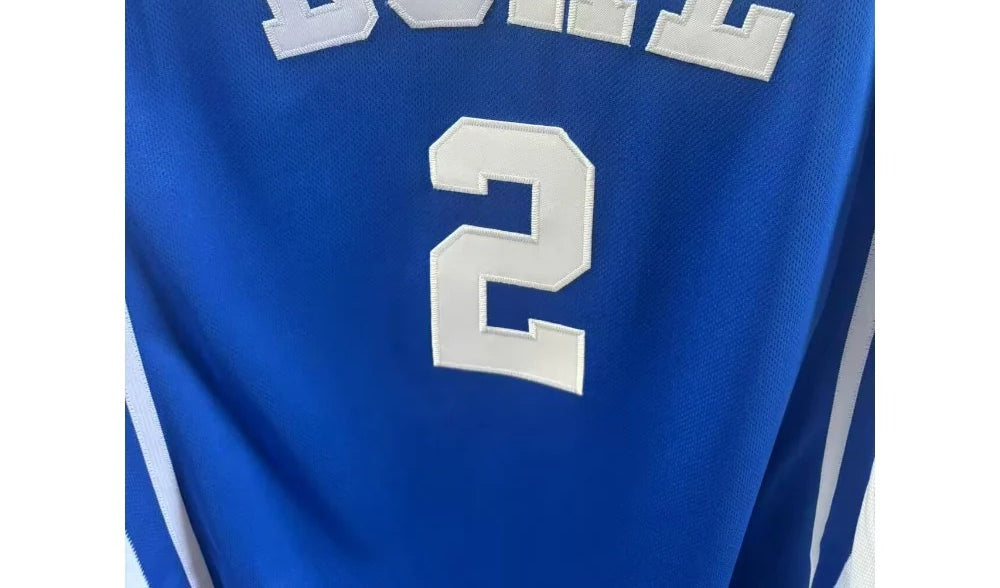 Custom Cooper Flagg #2 College Basketball Jersey - Blue Embroidery