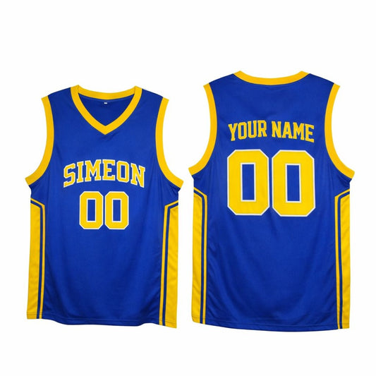 Custom Embroidered Retro Simeon Memphis Basketball Jerseys