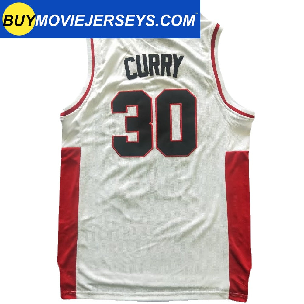 Stephen Curry #30 Davidson College Basketball Jersey White