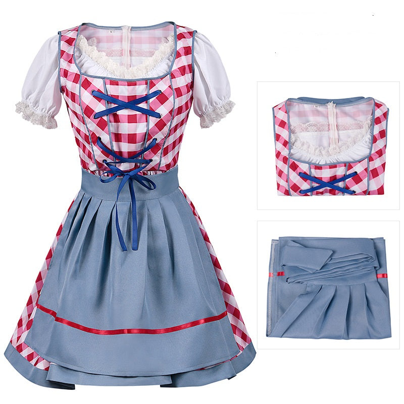 Dirndl Dress Bavarian German Traditional Oktoberfest Clothing for Women and Men