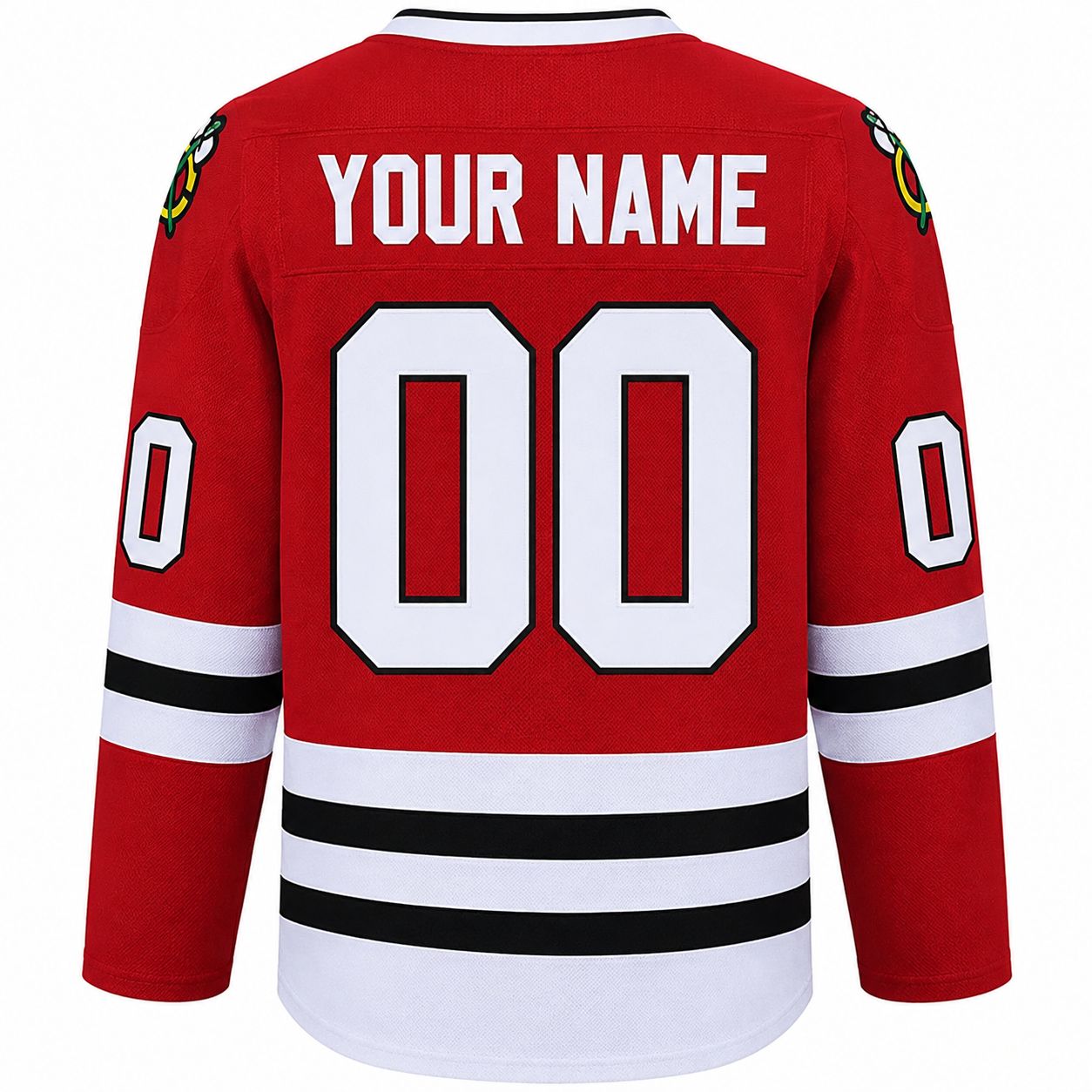 Custom Christmas Vacation Griswold #00 Red Hockey Jersey