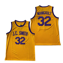 Load image into Gallery viewer, Customize J.C Smith College #32 Earl &quot;The Goat&quot; Manigault Color: Yellow/Purple