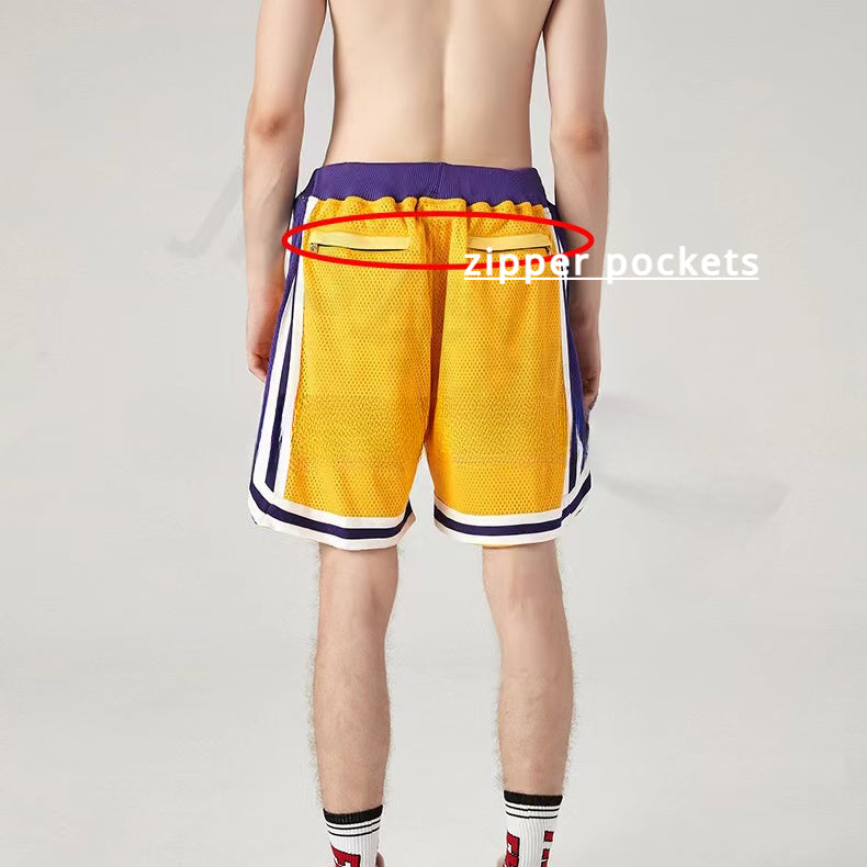 Customized Embroidery Personalized Mesh Basketball Pants Sweatpants Your Name Your Number Shorts