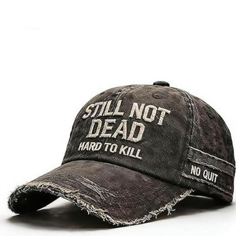 STILL NOT DEAD Embroidered Cotton Baseball Cap Vintage Washed Hat