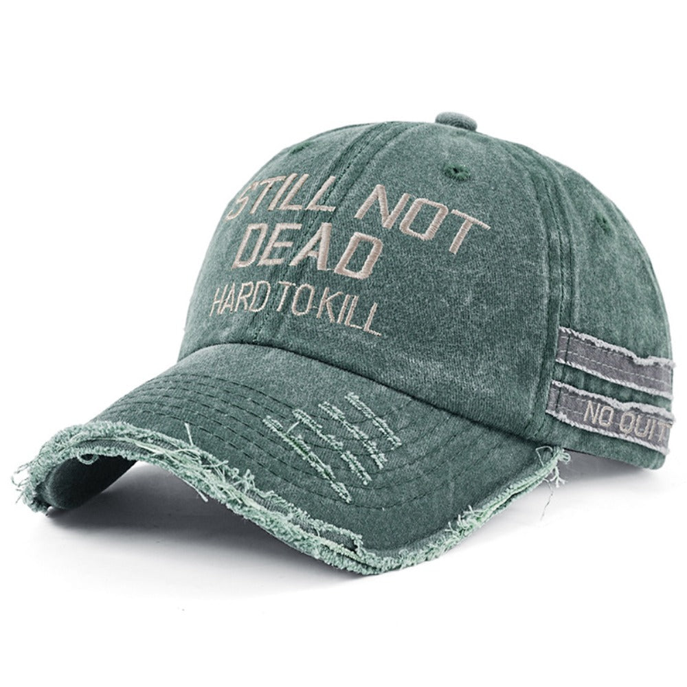 STILL NOT DEAD Embroidered Cotton Baseball Cap Vintage Washed Hat