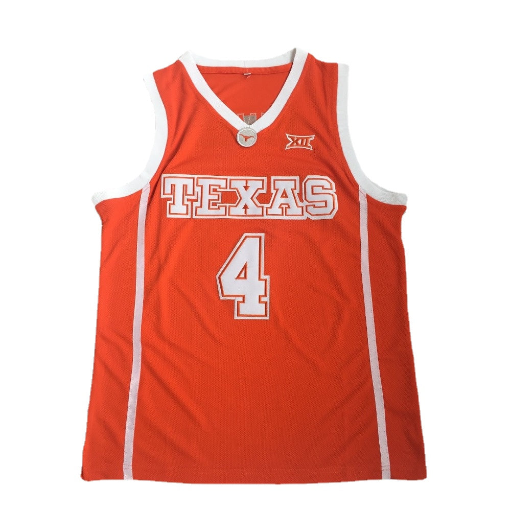 Mohamed Bamba #4 Texas University Basketball Jersey College