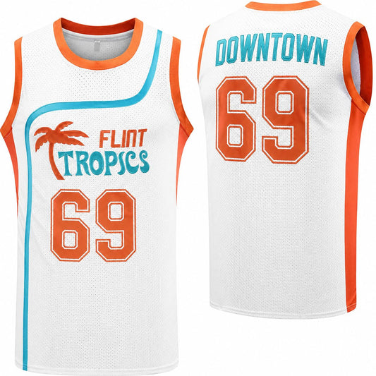 Semi-Pro Downtown #69 Flint Tropics Basketball Jersey