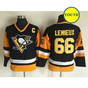 Custom Children Size Ice Hockey Jersey Boston Colorado Capital Penguin Duck for Youth