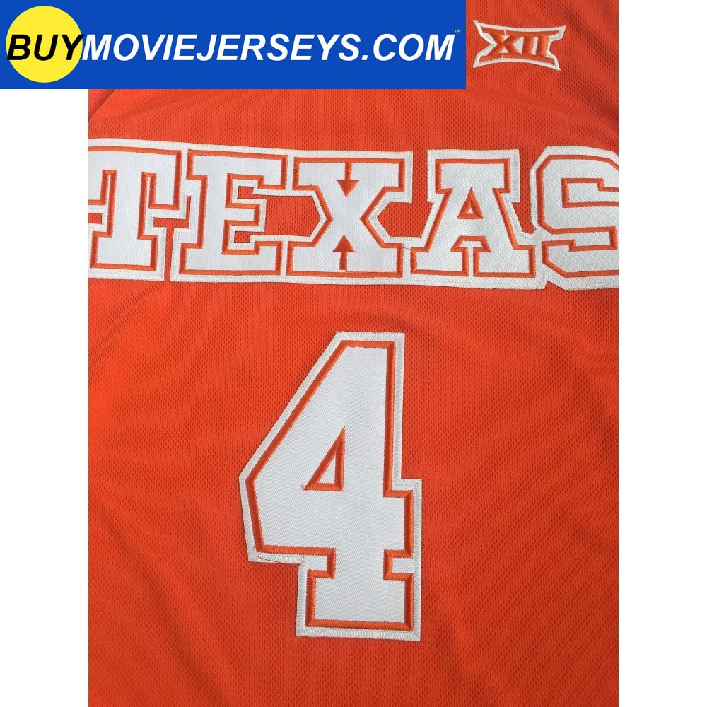 Mohamed Bamba #4 Texas University Basketball Jersey College