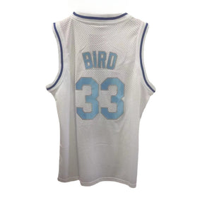 Larry Bird #33 Indiana State Basketball Throwback Jersey Embroidery White Color