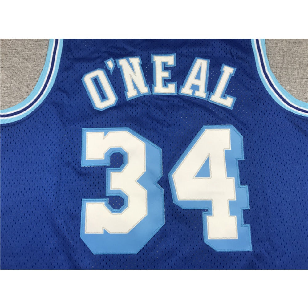 Los Angels #34 Shaquille O’Neal Basketball Jersey – Throwback 1996-97 Stitched Retro