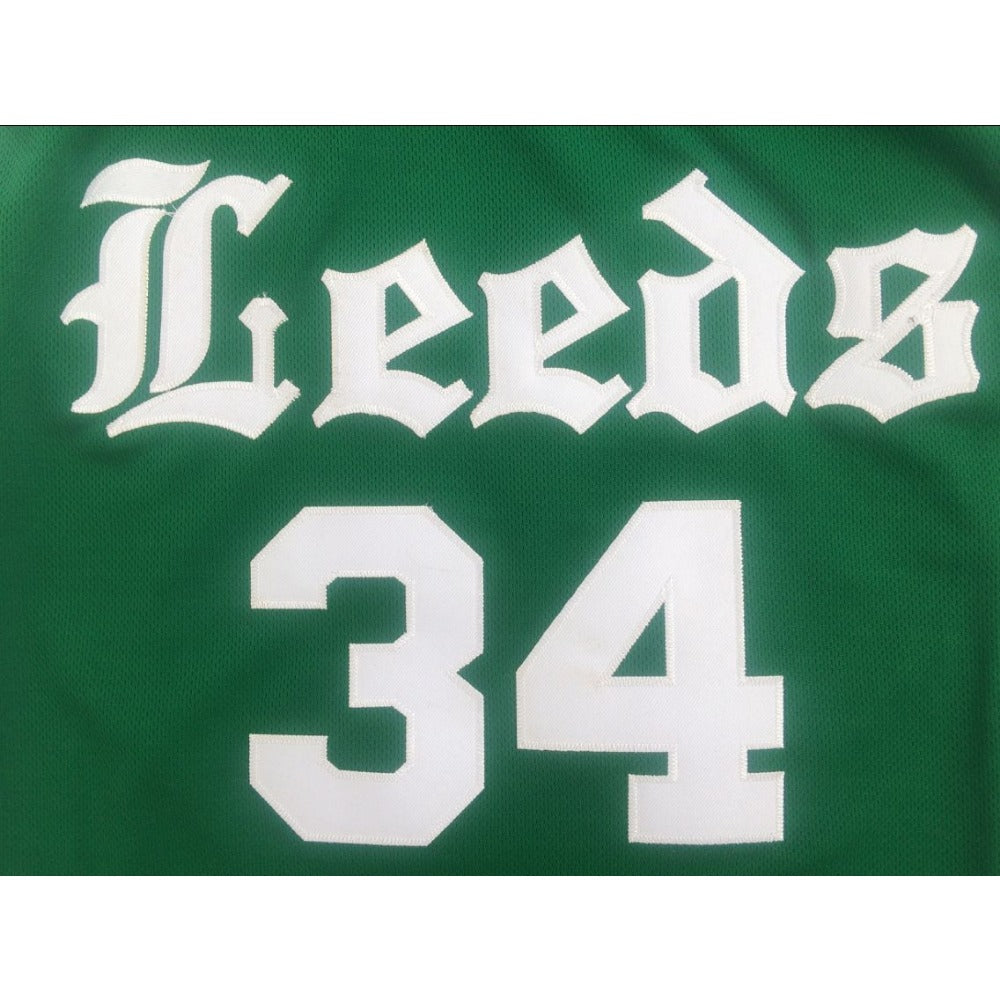 Charles Barkley #34 Leeds High School Green Basketball Jersey - Vintage Fan Gear