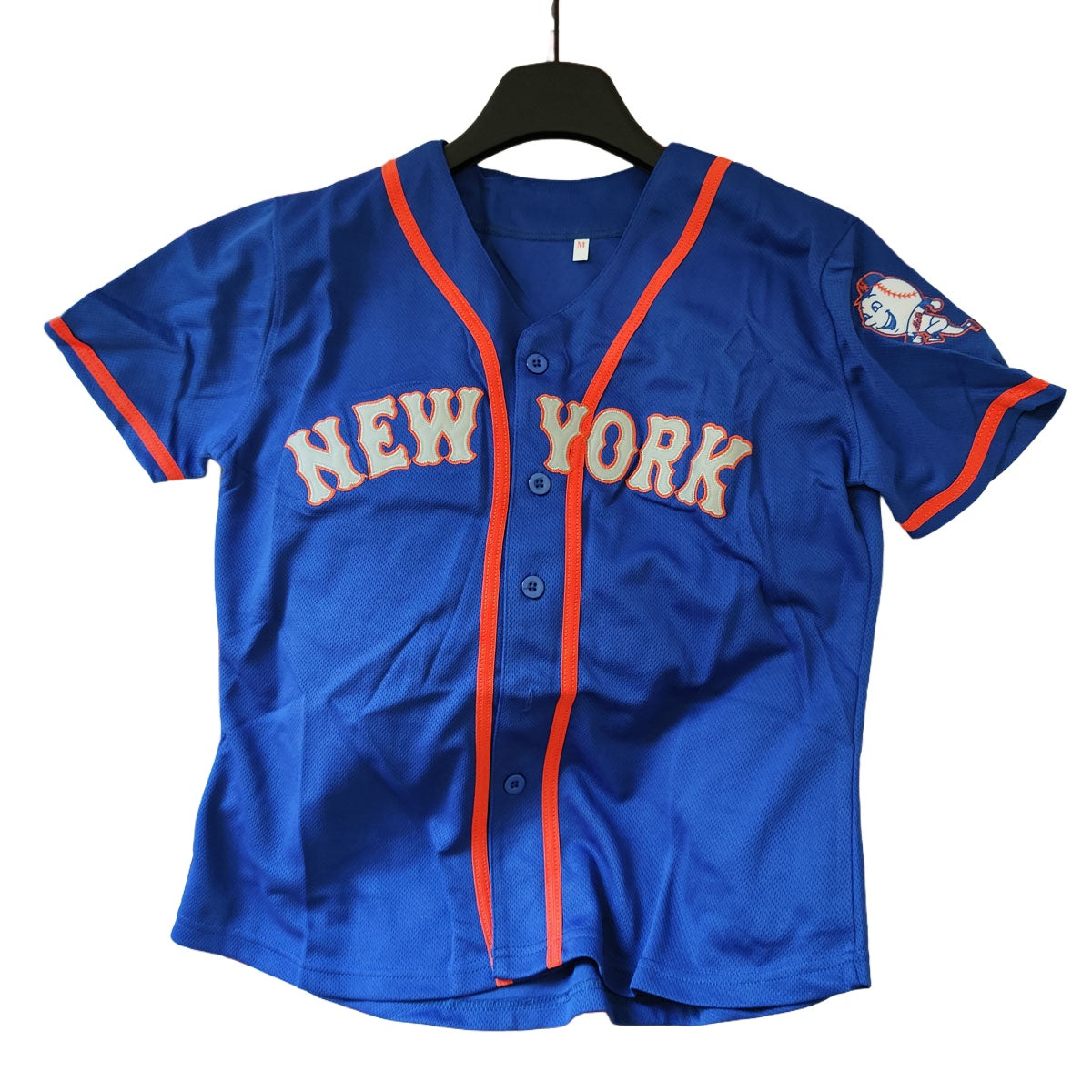 American Youth Baseball Jersey Short-sleeved Embroidered Hiphop Sports Top