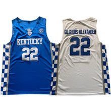 Load image into Gallery viewer, Shai Gilgeous-Alexander #22 Kentucky College Basketball Jersey Blue/White