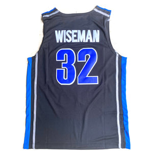 Memphis Tigers #32 James Wiseman Men's Basketball Black Jersey