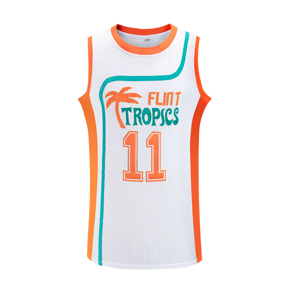 Semi-Pro Monix #11 Flint Tropics Basketball Jersey