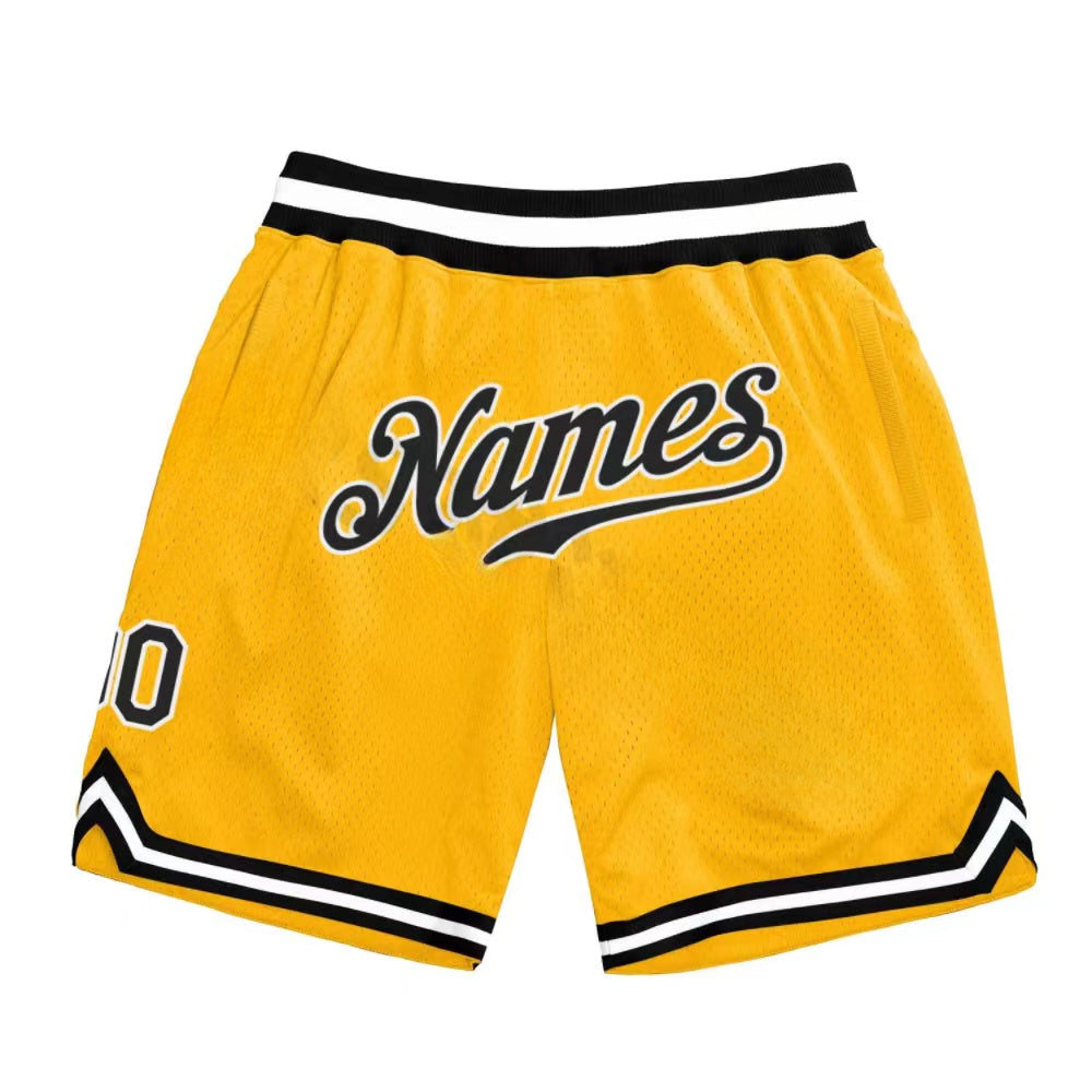 Customized Embroidery Personalized Mesh Basketball Pants Sweatpants Your Name Your Number Shorts