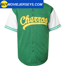 Load image into Gallery viewer, Men #55 Kenny Powers Charros Movie Baseball Jersey Stitched Green