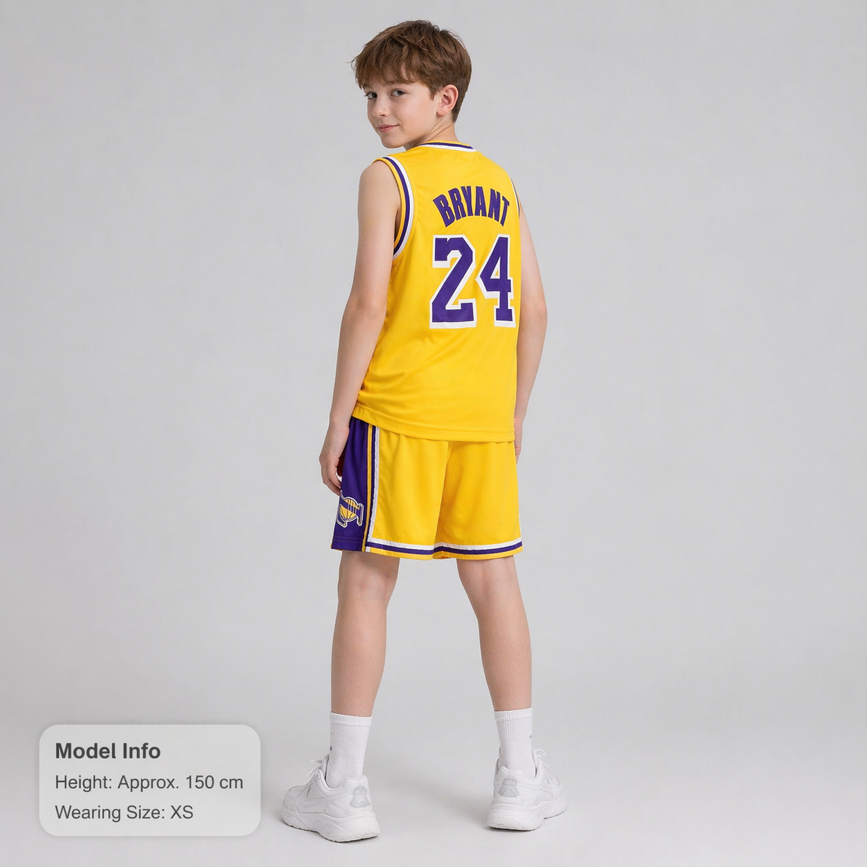 Kobe Bryant #24 #8 Retro Lakers Breathable Basketball Jersey Pants Set Embroidery fit for Youth to Adult