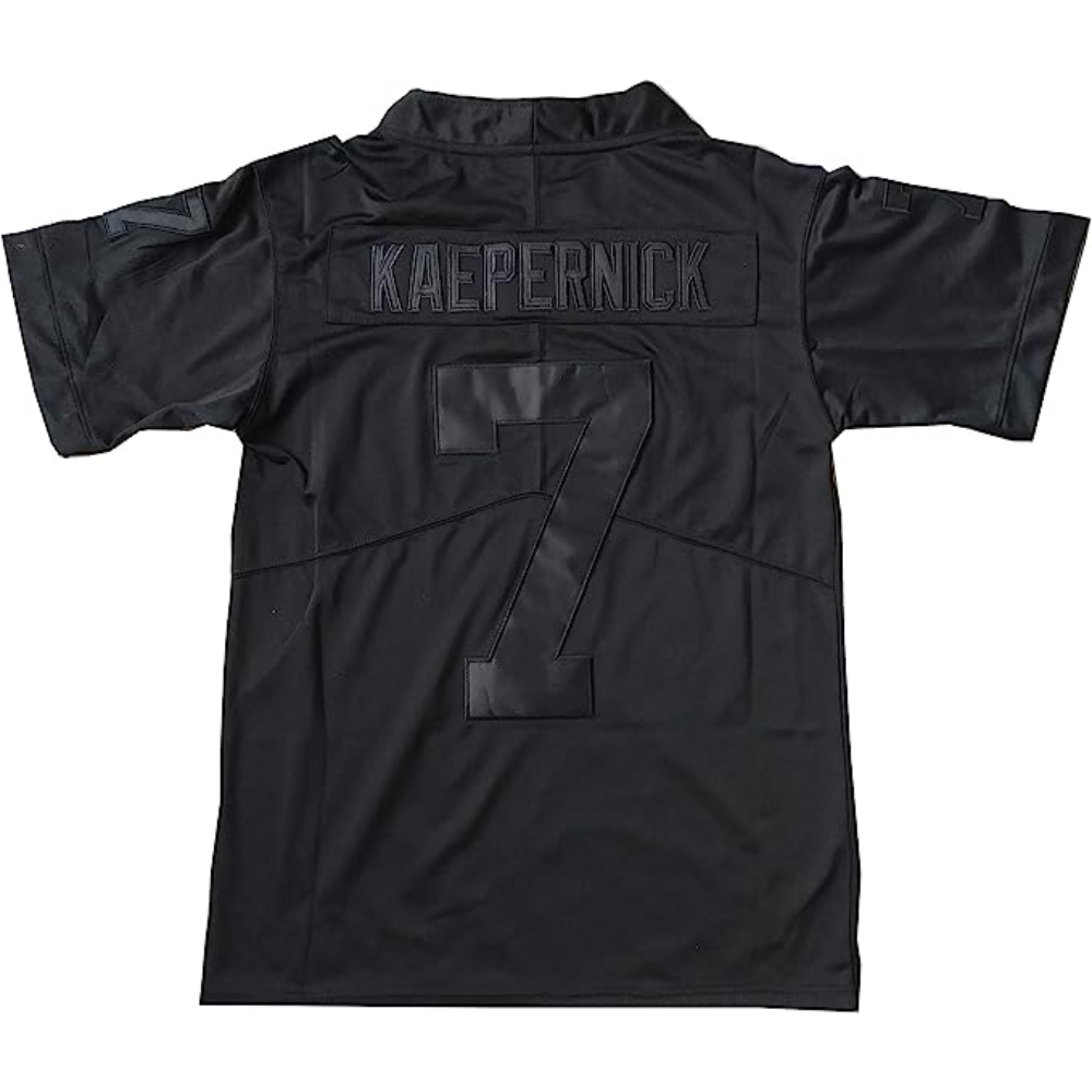 Colin Kaepernick #7 Retro Football Jersey Black S-XXXL