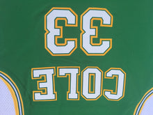 Load image into Gallery viewer, Shaquille O&#39;Neal #33 Cole High School Throwback Jersey Green