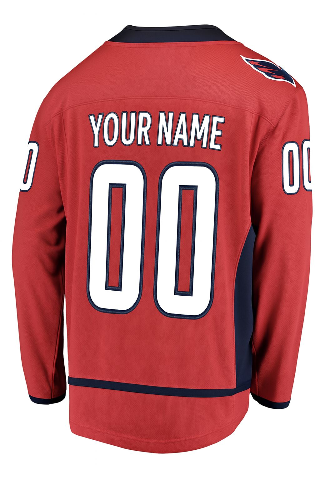 Custom Your Name Your Number Washington Ice Hockey Jersey Red Breakaway - Player Jersey
