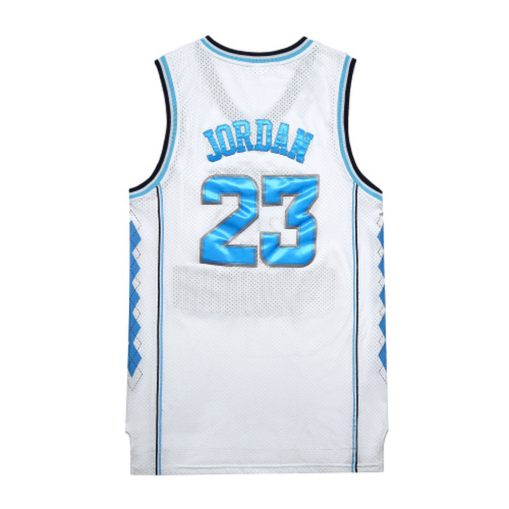 Kids Youth Swingman Michael Jordan North Carolina Tar Heels College #23 Basketball Jersey White Color