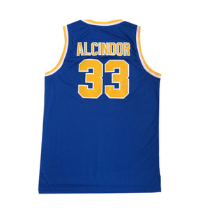 Classic Vintage Throwback 00s UCLA Kareem Abdul Jabbar Alcindor #33 Basketball Jersey - Blue
