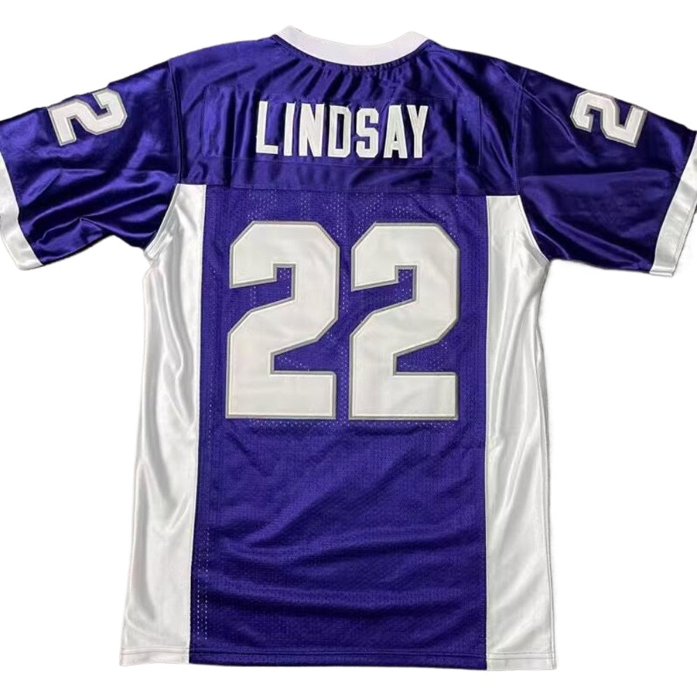 Phillip Lindsay #22 Rebels High School Football Jersey- Mesh Embroidered T shirt