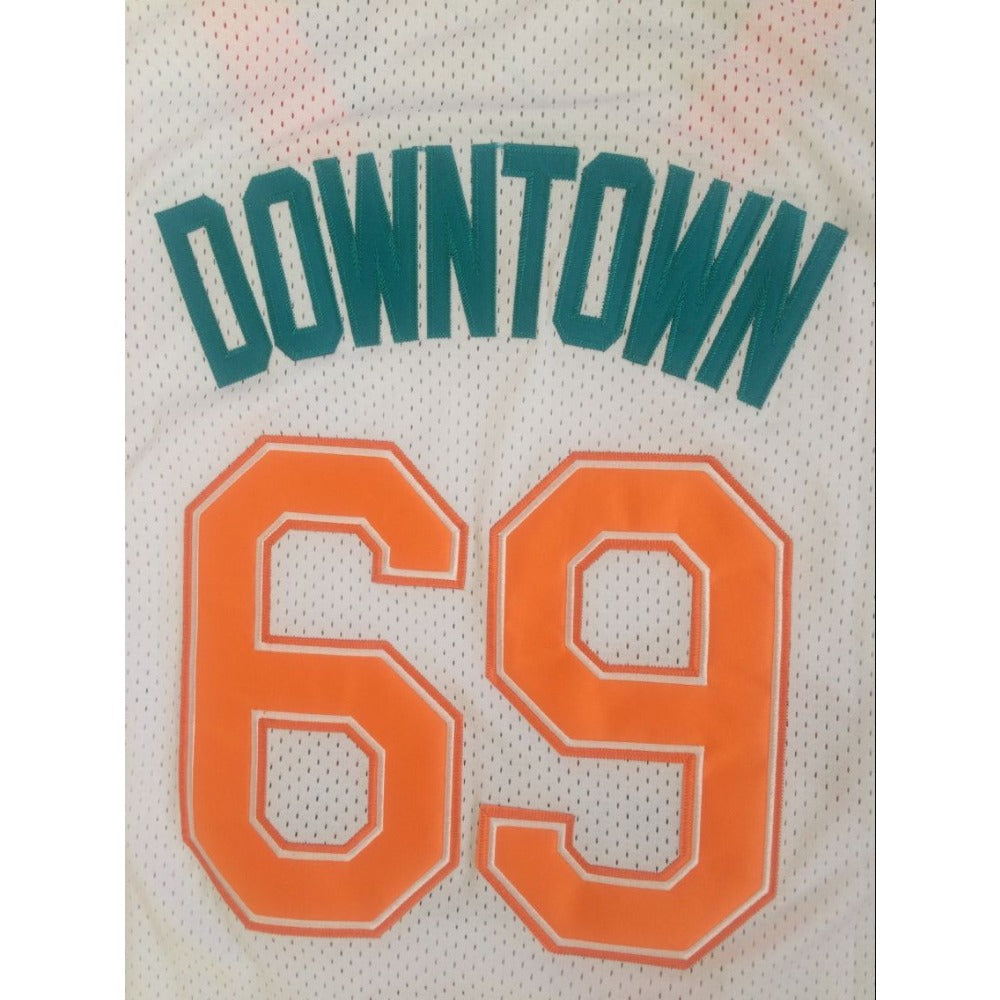 Semi Pro Flint Tropics Downtown #69  Basketball Movie Jersey